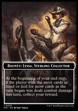 Bounty: Lyssa, Sterling Collector⁣ - Outlaws of Thunder Junction: Tokens⁣ (Token)⁣ [T 34]