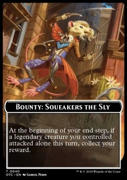 Bounty: Squeakers the Sly⁣ - Outlaws of Thunder Junction: Tokens⁣ (Token)⁣ [T 40]