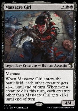 Massacre Girl⁣ - Commander: Outlaws of Thunder Junction⁣ (Rare)⁣ [140]