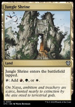 Jungle Shrine - Commander: Outlaws of Thunder Junction (Uncommon) [OTC-303]