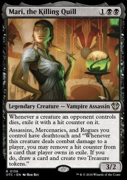 Mari, the Killing Quill⁣ - Commander: Outlaws of Thunder Junction⁣ (Rare)⁣ [138]
