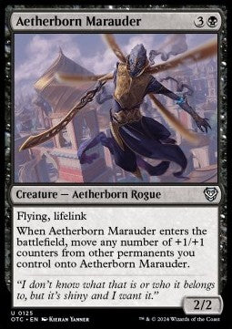 Aetherborn Marauder⁣ - Commander: Outlaws of Thunder Junction⁣ (Uncommon)⁣ [125]