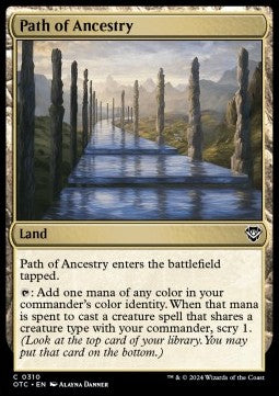 Path of Ancestry - Commander: Outlaws of Thunder Junction (Common) [OTC-310]