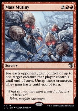 Mass Mutiny⁣ - Commander: Outlaws of Thunder Junction⁣ (Rare)⁣ [174]