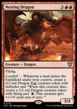 Nesting Dragon⁣ - Commander: Outlaws of Thunder Junction⁣ (Rare)⁣ [176]