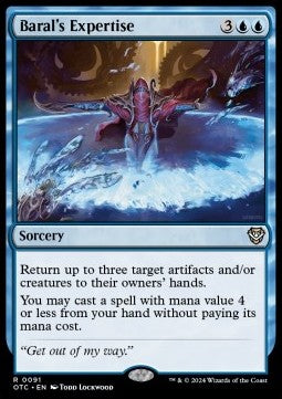 Baral's Expertise⁣ - Commander: Outlaws of Thunder Junction⁣ (Rare)⁣ [91]