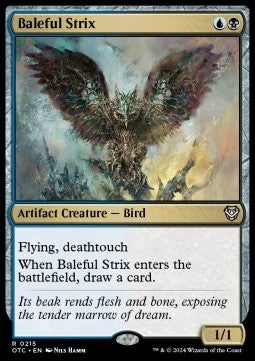 Baleful Strix⁣ - Commander: Outlaws of Thunder Junction⁣ (Rare)⁣ [215]