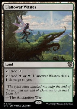 Llanowar Wastes⁣ - Commander: Outlaws of Thunder Junction⁣ (Rare)⁣ [305]