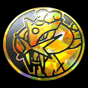 Gold Cracked Ice Raikou Coin - Pokémon Products