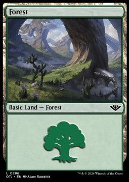 Forest (V.2)⁣ - Outlaws of Thunder Junction: Extras⁣ (Land)⁣ [286]