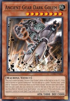 Ancient Gear Dark Golem⁣ - Legacy of Destruction⁣ (Super Rare)⁣ [006]