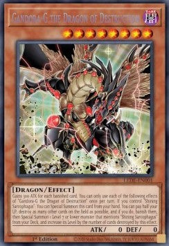 Gandora-G the Dragon of Destruction (V.1 - Secret Rare) - Legacy of Destruction (Secret Rare) [LEDE-001]