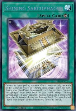 Shining Sarcophagus (V.1 - Secret Rare) - Legacy of Destruction (Secret Rare) [LEDE-051]