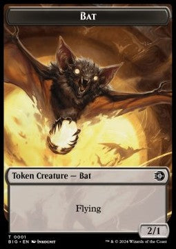 Bat Token (B 2/1) // Treasure Token - Outlaws of Thunder Junction: Tokens (Token) [TOTJ-T 1/18]