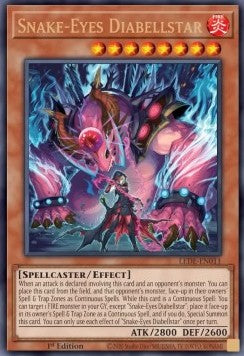 Snake-Eyes Diabellstar (V.1 - Ultra Rare)⁣ - Legacy of Destruction⁣ (Ultra Rare)⁣ [011]