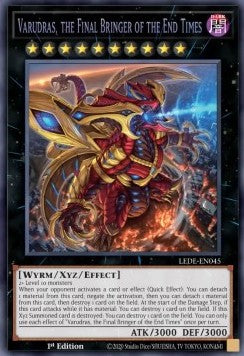 Varudras, the Final Bringer of the End Times (V.1 - Secret Rare)⁣ - Legacy of Destruction⁣ (Secret Rare)⁣ [045]