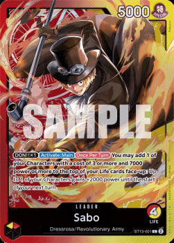 Sabo (ST13-001) (V.1)⁣ - Ultra Deck: The Three Brothers⁣ (Leader)⁣ [001]