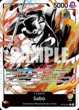 Sabo (ST13-001) (V.2)⁣ - Ultra Deck: The Three Brothers⁣ (Alternate Art)⁣ [001]