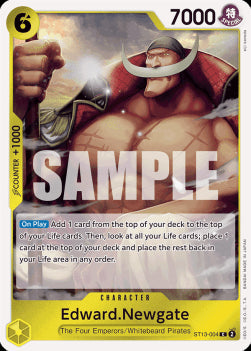 Edward.Newgate (ST13-004) (V.1)⁣ - Ultra Deck: The Three Brothers⁣ (Common)⁣ [004]