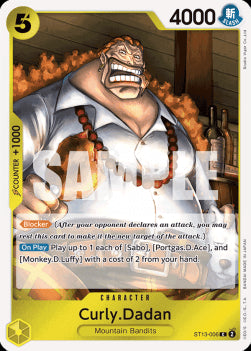 Curly.Dadan (ST13-006) (V.1)⁣ - Ultra Deck: The Three Brothers⁣ (Common)⁣ [006]