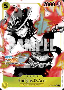 Portgas.D.Ace (ST13-011) (V.2)⁣ - Ultra Deck: The Three Brothers⁣ (Alternate Art)⁣ [011]