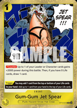 Gum-Gum Jet Spear (ST13-018)⁣ - Ultra Deck: The Three Brothers⁣ (Common)⁣ [018]