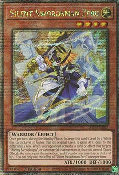 Silent Swordsman Zero (V.2 - Quarter Century Secret Rare) - Legacy of Destruction (Quarter Century Secret Rare) [LEDE-002]