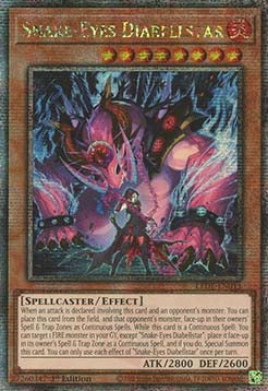 Snake-Eyes Diabellstar (V.2 - Quarter Century Secret Rare)⁣ - Legacy of Destruction⁣ (Quarter Century Secret Rare)⁣ [011]