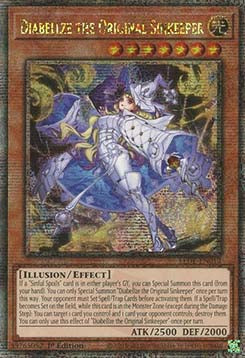 Diabellze the Original Sinkeeper (V.2 - Quarter Century Secret Rare)⁣ - Legacy of Destruction⁣ (Quarter Century Secret Rare)⁣ [012]