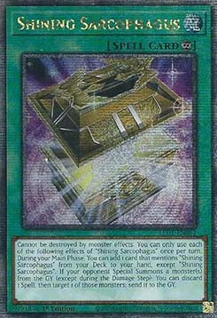 Shining Sarcophagus (V.2 - Quarter Century Secret Rare)⁣ - Legacy of Destruction⁣ (Quarter Century Secret Rare)⁣ [051]