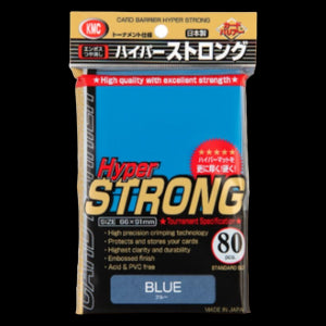 80 KMC Hyper Strong Sleeves (Blue)
