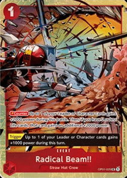 Radical Beam!! (OP01-029)⁣ - Unnumbered Promos⁣ (Uncommon)⁣ [OP01-029]