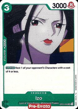 Izo (OP01-033)⁣ - Romance Dawn (Pre-Errata)⁣ (Uncommon)⁣ [033]