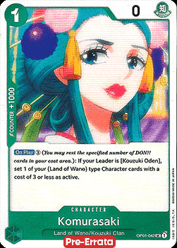 Komurasaki (OP01-042)⁣ - Romance Dawn (Pre-Errata)⁣ (Uncommon)⁣ [042]