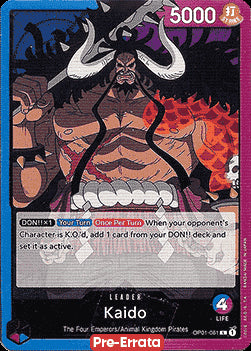 Kaido (OP01-061) (V.1)⁣ - Romance Dawn (Pre-Errata)⁣ (Leader)⁣ [061]