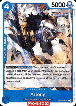 Arlong (OP01-063)⁣ - Romance Dawn (Pre-Errata)⁣ (Uncommon)⁣ [063]