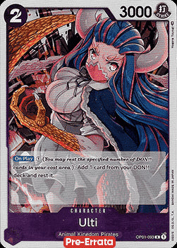 Ulti (OP01-093) (V.1)⁣ - Romance Dawn (Pre-Errata)⁣ (Rare)⁣ [093]