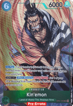 Kin'emon (OP01-040) (V.2)⁣ - Romance Dawn (Pre-Errata)⁣ (Alternate Art)⁣ [040]