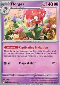 Florges - Twilight Masquerade (Uncommon) [TWM-088]