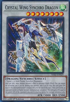 Crystal Wing Synchro Dragon (V.1 - Super Rare)⁣ - 25th Anniversary Rarity Collection II⁣ (Super Rare)⁣ [029]