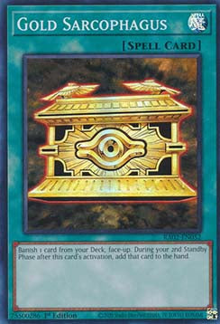 Gold Sarcophagus (V.1 - Super Rare)⁣ - 25th Anniversary Rarity Collection II⁣ (Super Rare)⁣ [052]