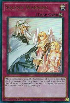 Solemn Warning (V.2 - Ultra Rare)⁣ - 25th Anniversary Rarity Collection II⁣ (Ultra Rare)⁣ [078]