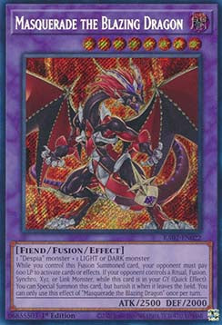 Masquerade the Blazing Dragon (V.3 - Secret Rare)⁣ - 25th Anniversary Rarity Collection II⁣ (Secret Rare)⁣ [022]