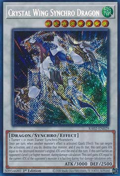 Crystal Wing Synchro Dragon (V.3 - Secret Rare) - 25th Anniversary Rarity Collection II (Secret Rare) [RA02-029]