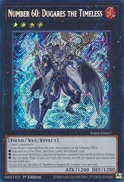 Number 60: Dugares the Timeless (V.3 - Secret Rare) - 25th Anniversary Rarity Collection II (Secret Rare) [RA02-037]