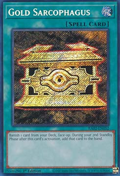 Gold Sarcophagus (V.3 - Secret Rare) - 25th Anniversary Rarity Collection II (Secret Rare) [RA02-052]
