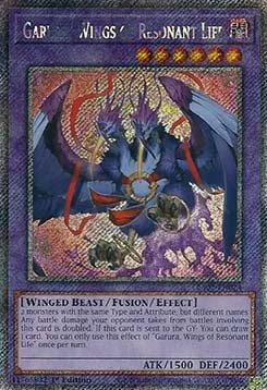 Garura, Wings of Resonant Life (V.4 - Platinum Secret Rare)⁣ - 25th Anniversary Rarity Collection II⁣ (Platinum Secret Rare)⁣ [024]