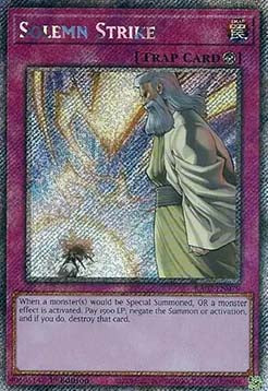 Solemn Strike (V.4 - Platinum Secret Rare)⁣ - 25th Anniversary Rarity Collection II⁣ (Platinum Secret Rare)⁣ [079]