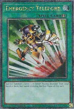 Emergency Teleport (V.5 - Quarter Century Secret Rare)⁣ - 25th Anniversary Rarity Collection II⁣ (Quarter Century Secret Rare)⁣ [053]