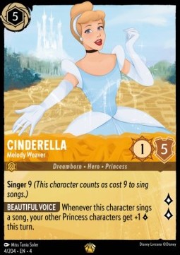 Cinderella - Melody Weaver (V.1)⁣ - Ursula's Return⁣ (Legendary)⁣ [4]
